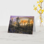 Pinescape-Grußkarte Karte (Gelbe Blume)