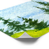 Pinescape Mini-Poster Poster (Ecke)