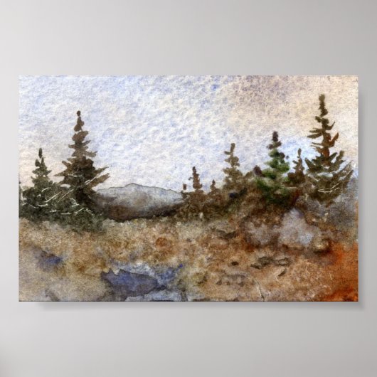 Pinescape Mini-Poster Poster (Vorne)