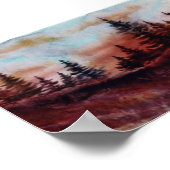 Pinescape Mini-Poster Poster (Ecke)