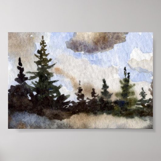 Pinescape Mini-Poster Poster (Vorne)