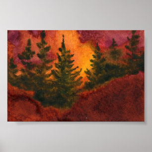 Pinescape Mini-Poster Poster