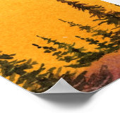 Pinescape Mini-Poster Poster (Ecke)