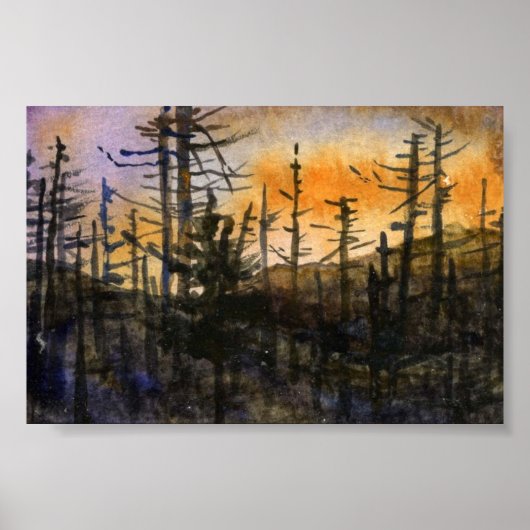 Pinescape Mini-Poster Poster (Vorne)