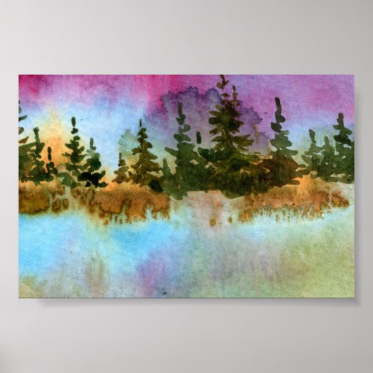 Pinescape Mini-Poster Poster (Vorne)