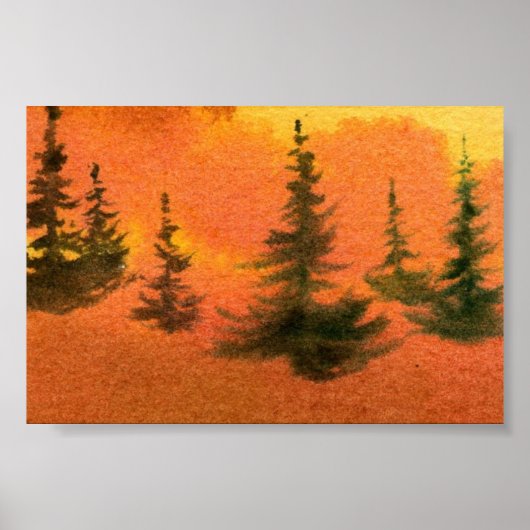 Pinescape Mini-Poster Poster (Vorne)