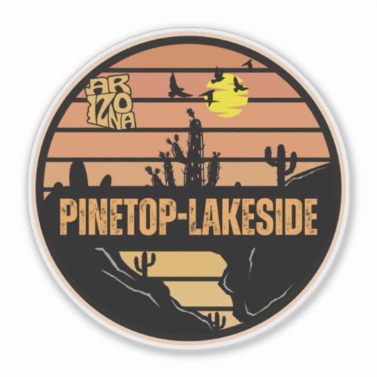 Pinetop-Lakeside, Arizona Aufkleber (Vorderseite)