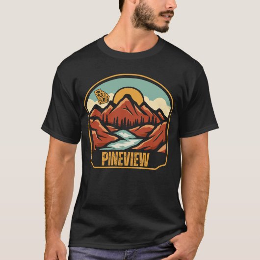 Pineview, Georgien T-Shirt (Vorderseite)