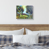 PINEWOOD IN DER Toskana Leinwanddruck (Insitu (Schlafzimmer))