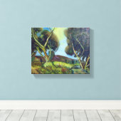 PINEWOOD IN DER Toskana Leinwanddruck (Insitu (Holzboden))