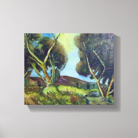 PINEWOOD IN DER Toskana Leinwanddruck (Vorderseite)