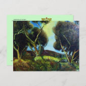 PINEWOOD IN DER Toskana Postkarte (Vorne/Hinten)