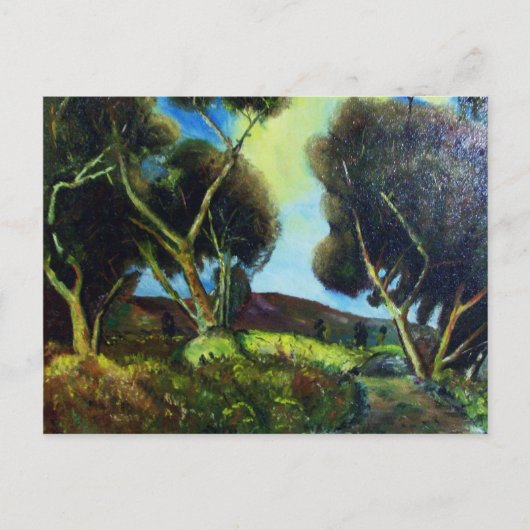 PINEWOOD IN DER Toskana Postkarte (Vorderseite)