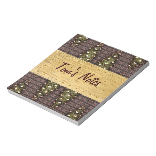 Pinewood-Notizblock von Alexandra Cook Notizblock (Rotiert)