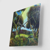 PINEWOOD QUADRATISCHE WANDUHR (Winkel)