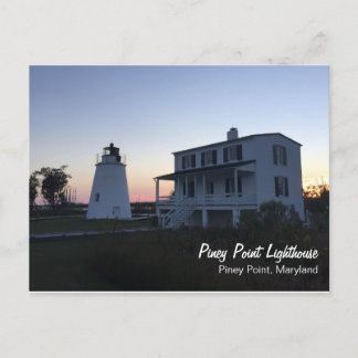 Piney Point Lighthouse Postcard Postkarte