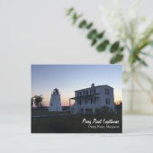 Piney Point Lighthouse Postcard Postkarte (Stehend Vorderseite)