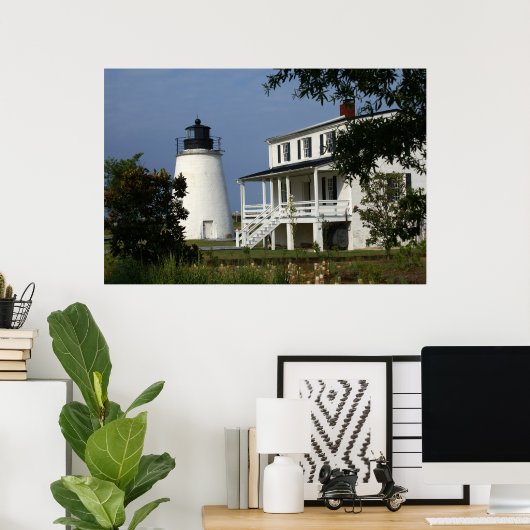 Piney Point Lighthouse Poster (Heimbüro)
