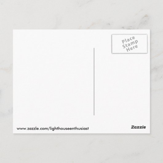 Piney Point Lighthouse Postkarte (Rückseite)