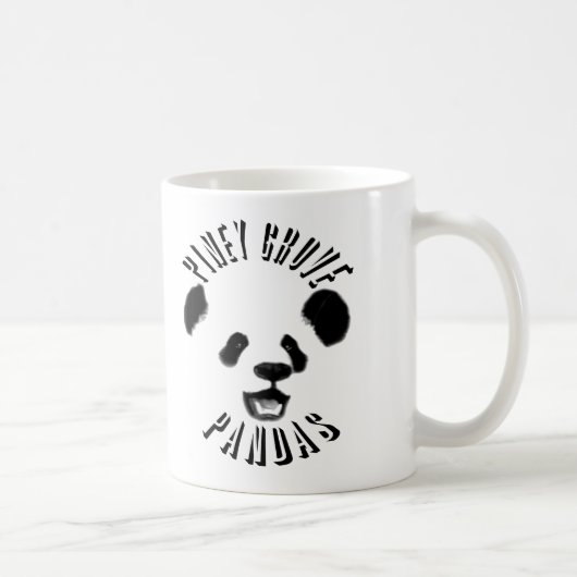 Piney Waldungs-Pandakaffee-Tasse Kaffeetasse (Rechts)