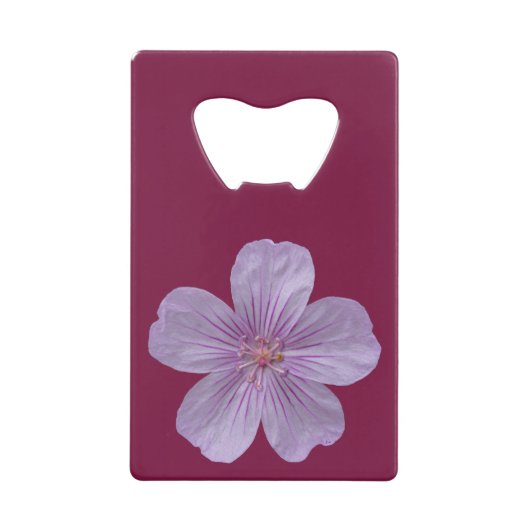 Pineywood Geranium #1 Geldbeutel Flaschenöffner (Vorderseite)