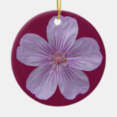 Pineywood Geranium #1 Keramikornament (Vorne)