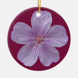 Pineywood Geranium #1 Keramikornament