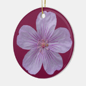 Pineywood Geranium #1 Keramikornament (Links)