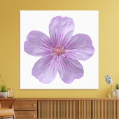 Pineywood Geranium #1 Leinwanddruck (Insitu (Wohnzimmer))