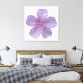 Pineywood Geranium #1 Leinwanddruck (Insitu (Schlafzimmer))