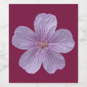 Pineywood Geranium #1 Weinetikett (Einzelnes Label)