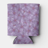 Pineywood Geranium Nahtloses Muster Dosenkühler (Vorderseite)