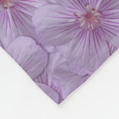 Pineywood Geranium Nahtloses Muster Fleecedecke (Ecke)