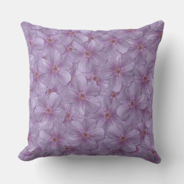 Pineywood Geranium Nahtloses Muster Kissen