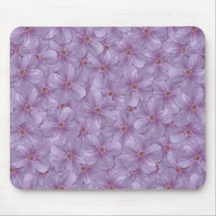 Pineywood Geranium Nahtloses Muster Mousepad