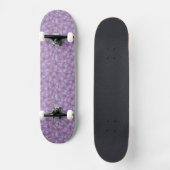 Pineywood Geranium Nahtloses Muster Skateboard (Vorderseite)