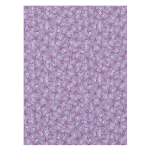 Pineywood Geranium Nahtloses Muster Tischdecke (Vorderseite)