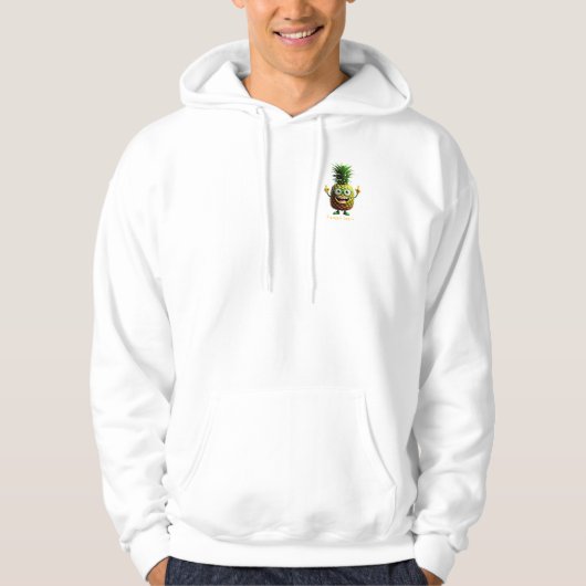 PineZhu - Ananas-Imperium Hoodie (Vorderseite)