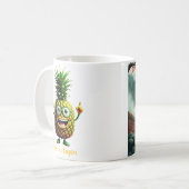 PineZhu - Ananas-Reich Kaffeetasse (Vorderseite Links)