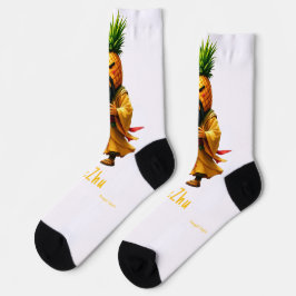 PineZhu - Ananas-Reich Socken