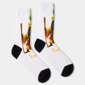 PineZhu - Ananas-Reich Socken (Rechts)