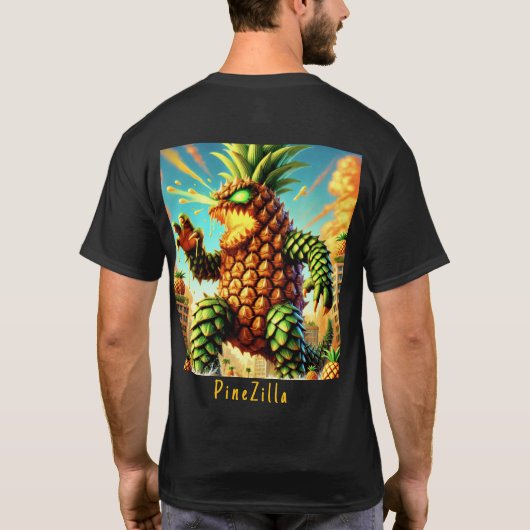 PineZilla - Ananas T-Shirt (Rückseite)