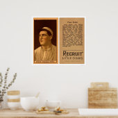 Ping Bodie White Sox Baseball 1912 Poster (Küche)