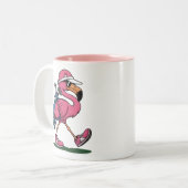 Ping Flamingo Golf Sunglasses Golf Lover  Zweifarbige Tasse (Vorderseite Links)