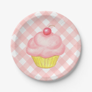 Ping Gingham Cupcake Paper Teller
