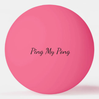 Ping My Pong Personalisiert Ping Pong Ball Tischtennisball