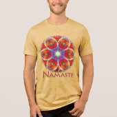 Ping Namaste Kaleidoscope T-shirt Tri-Blend Shirt (Vorderseite)