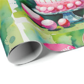 Ping Pong 50. Geburtstag Geschenkpapier (Rolleneckpunkt)