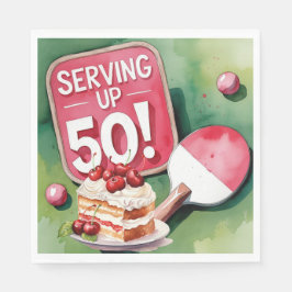 Ping Pong 50. Geburtstag, Serviette