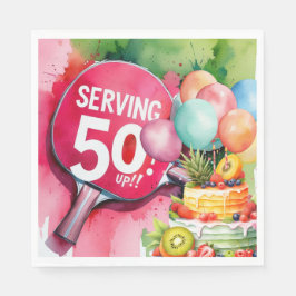 Ping Pong 50. Geburtstag, Serviette